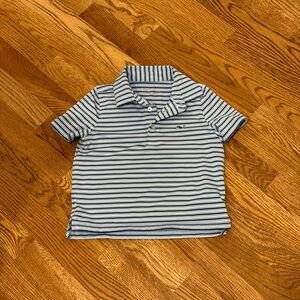 Vineyard Vines Blue and White Striped Kids Polo